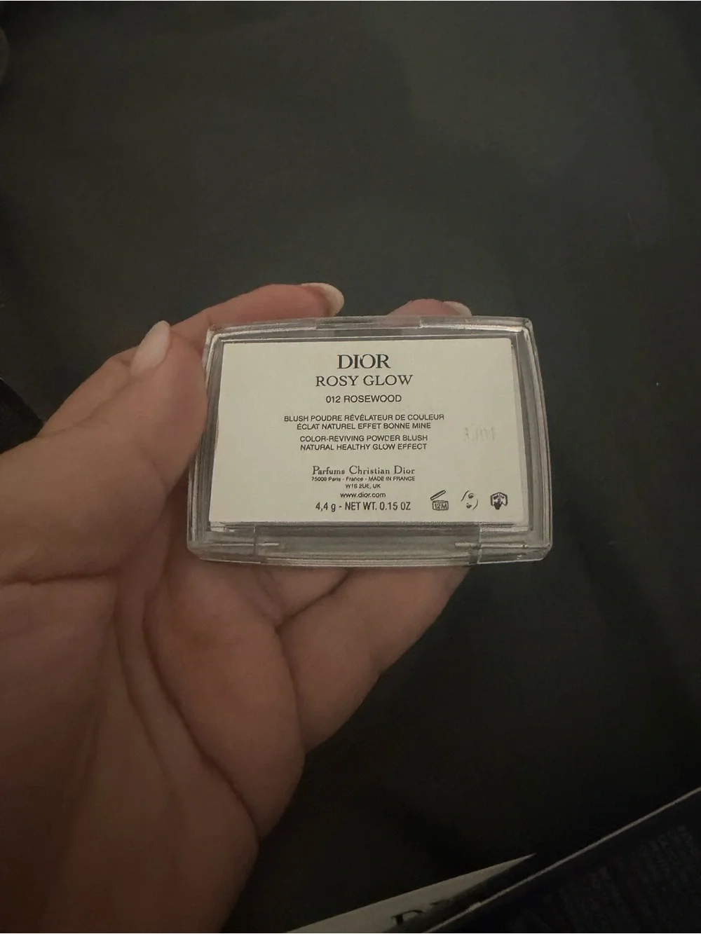 Dior Compact Blush - rosewood never- rosyglow